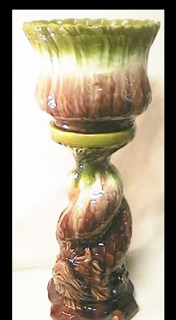 Antique Large j.b. Owens Majolica Jardiniere or Planter - 11