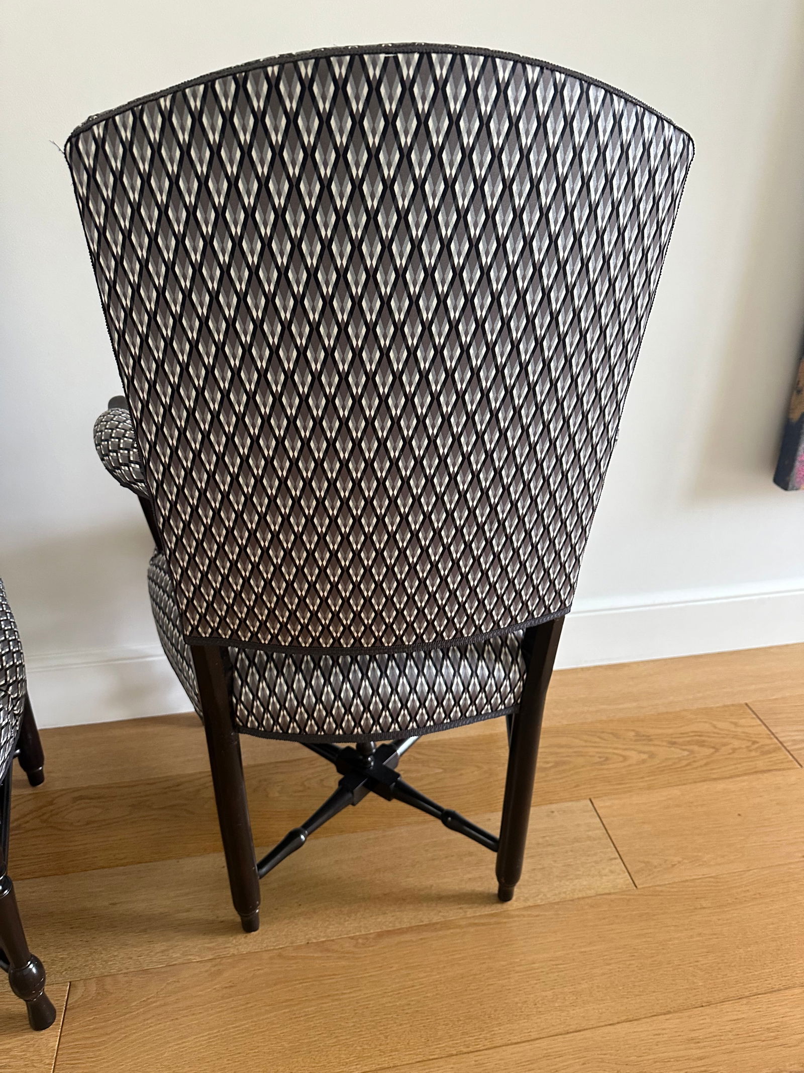 Pair of 1930s French Provincial Upholstered Armchairs - 4