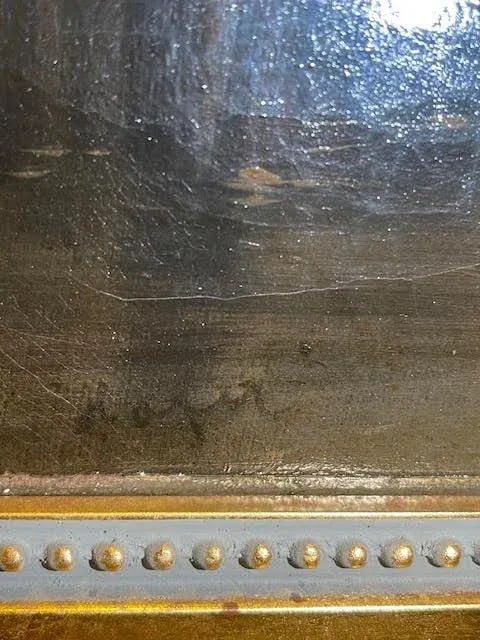 Louis Meijer (1809-1866) 19th Century Romantic Dutch Painting Amsterdam Maritime - 12