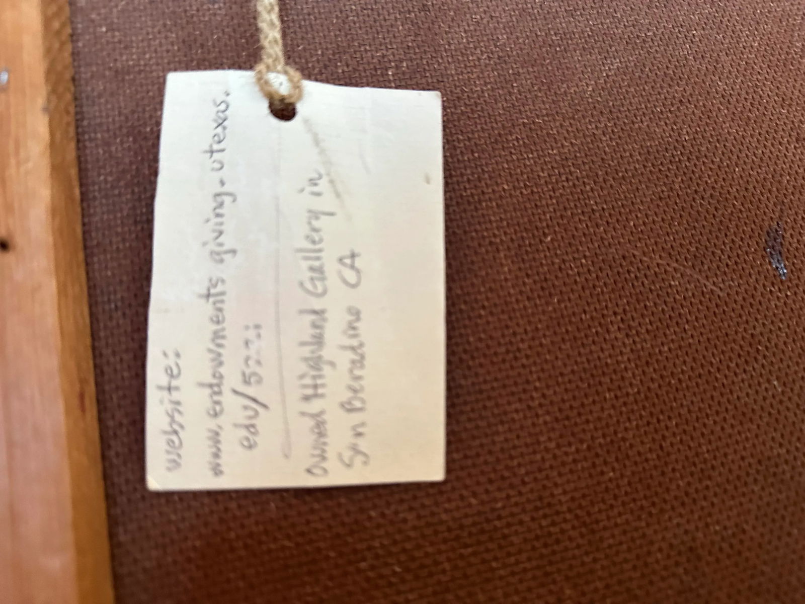 Painting by Mort Baranoff (Texas, 1932 -1978) Cypress With Moon - 8