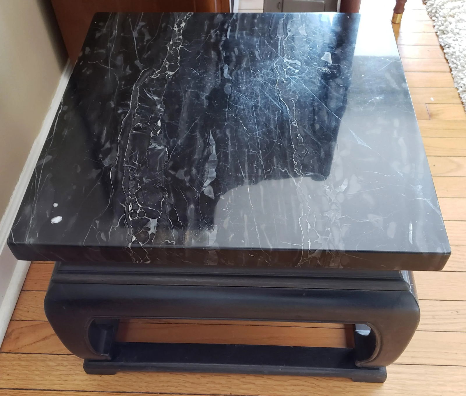 1950s Asian Baker Marble Coffee Table - 5