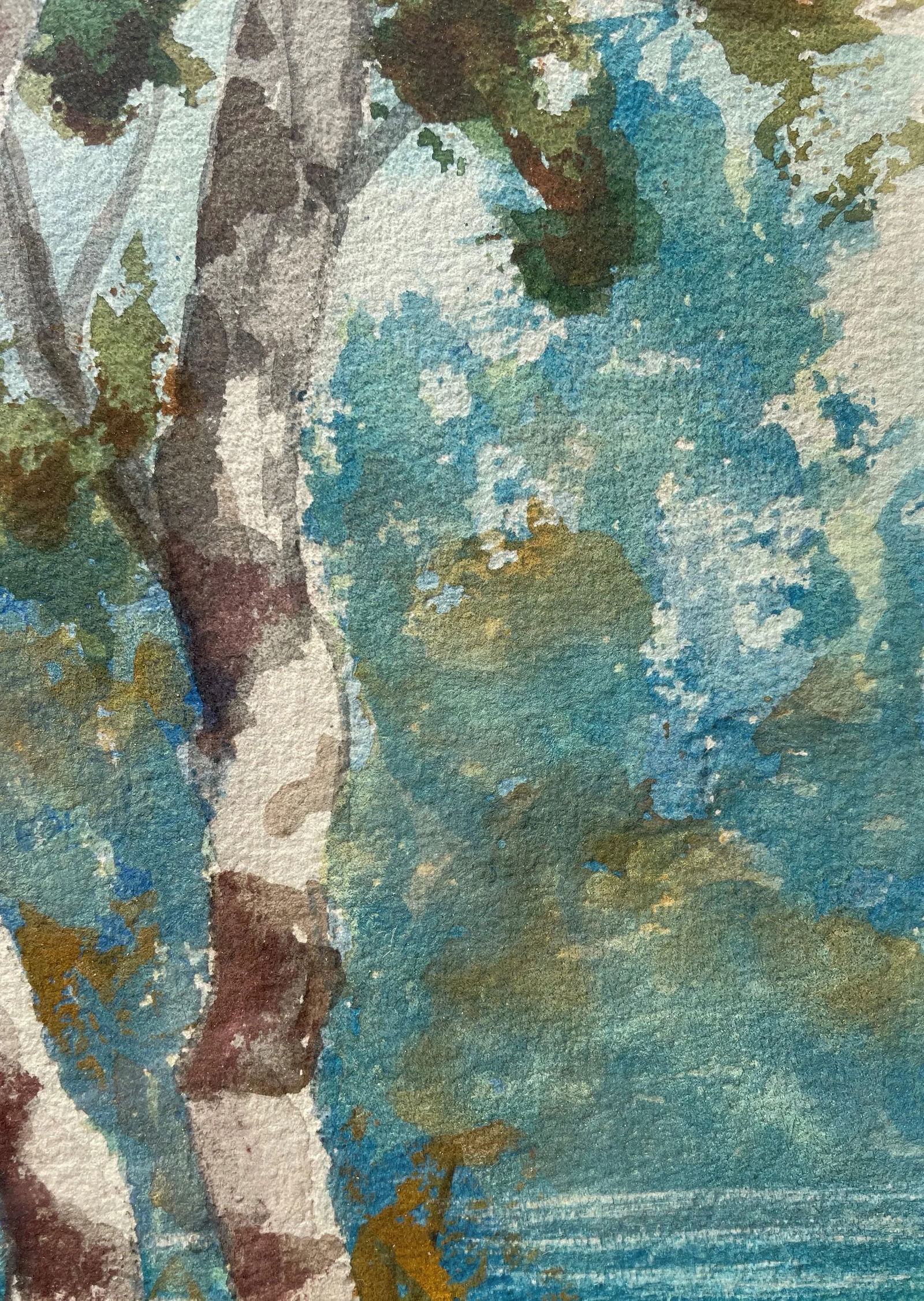 Watercolor Landscape by E. Lumley - 2