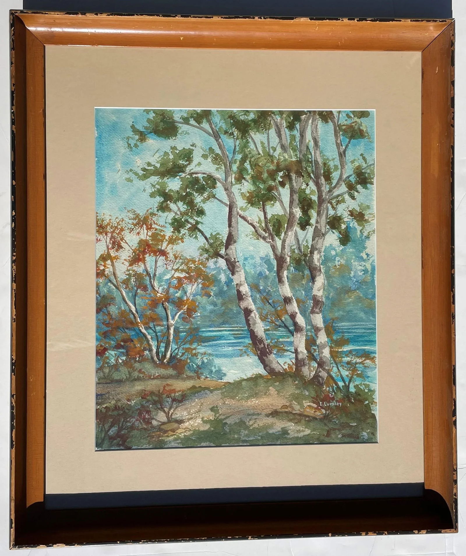 Watercolor Landscape by E. Lumley - 4
