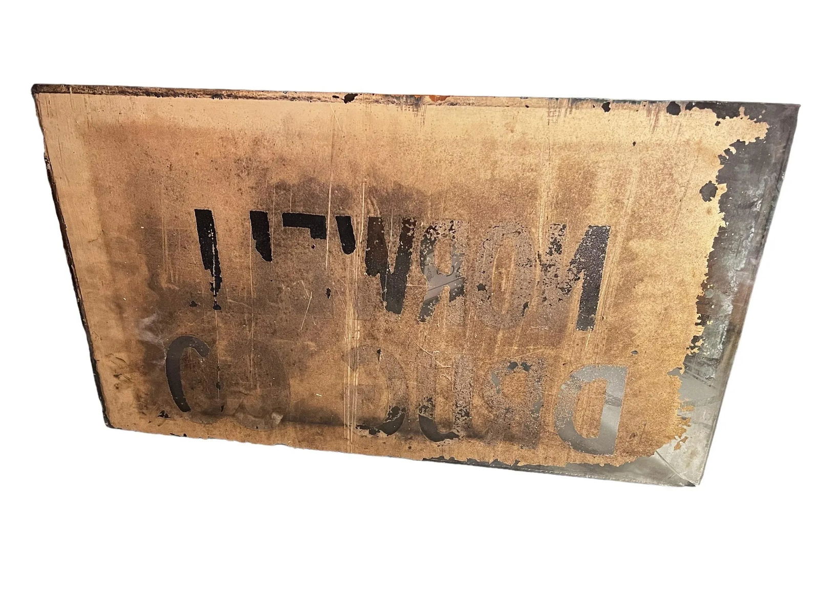 Vintage 1950's Drug Pharmacy Reverse Painted Glass Advertisement Sign for Norwell Drug Co. - 6