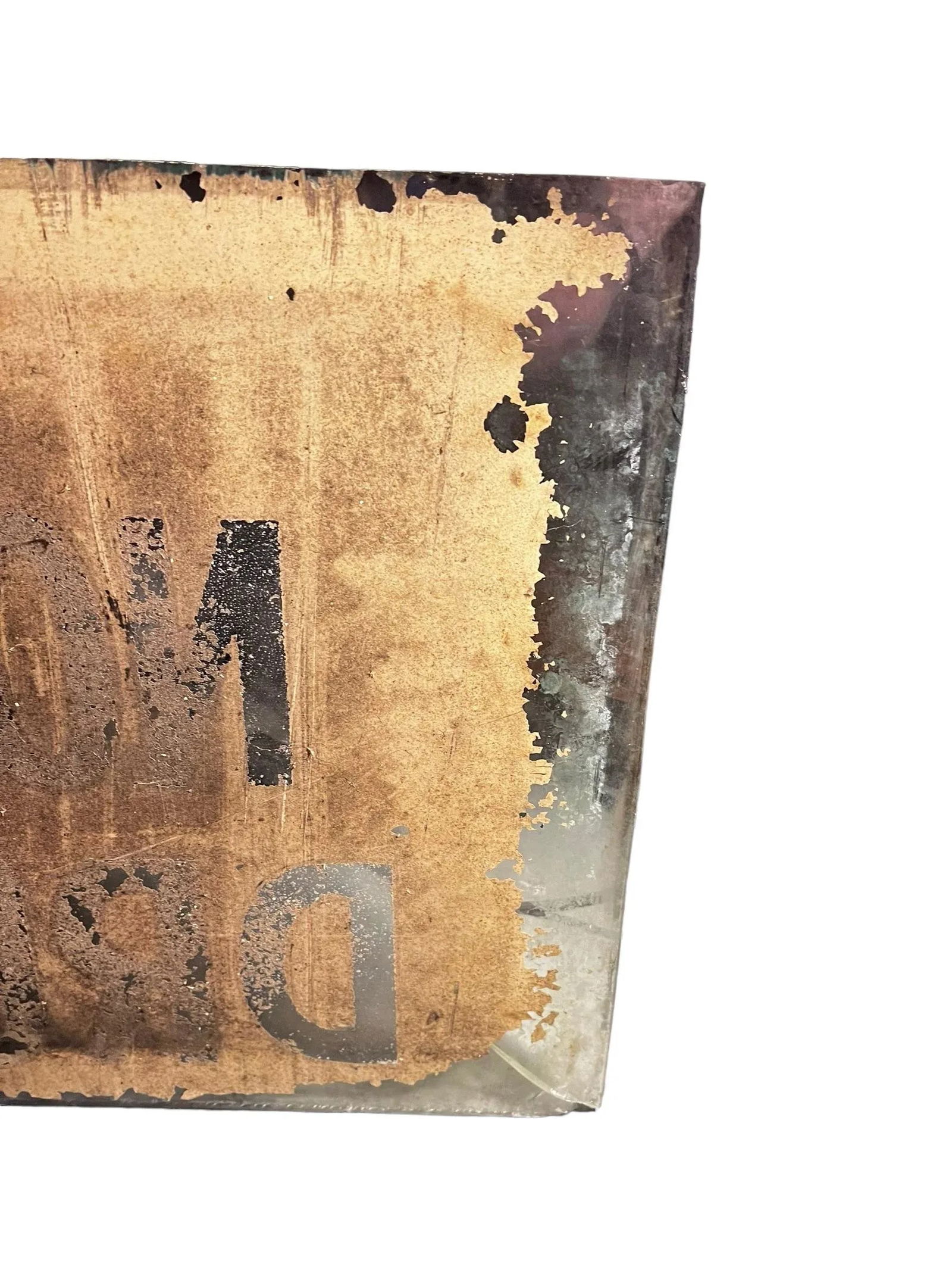 Vintage 1950's Drug Pharmacy Reverse Painted Glass Advertisement Sign for Norwell Drug Co. - 7