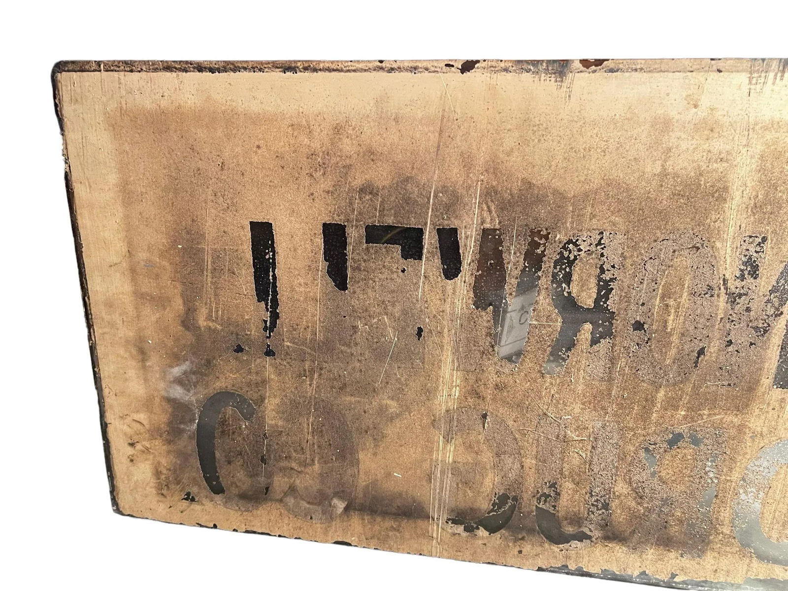 Vintage 1950's Drug Pharmacy Reverse Painted Glass Advertisement Sign for Norwell Drug Co. - 8