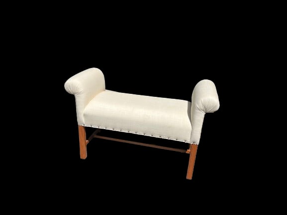 Bench Rolled Arm Upholstered by Ethan Allen - 2