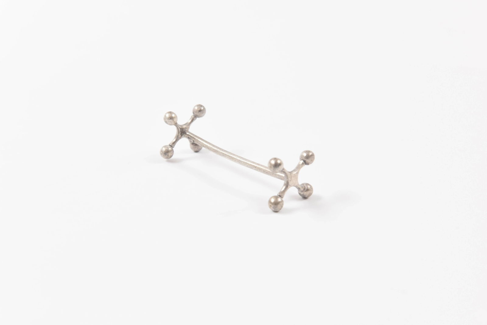 11 Christofle Knive Rests, Silver Plated Hand Chased Details - 3