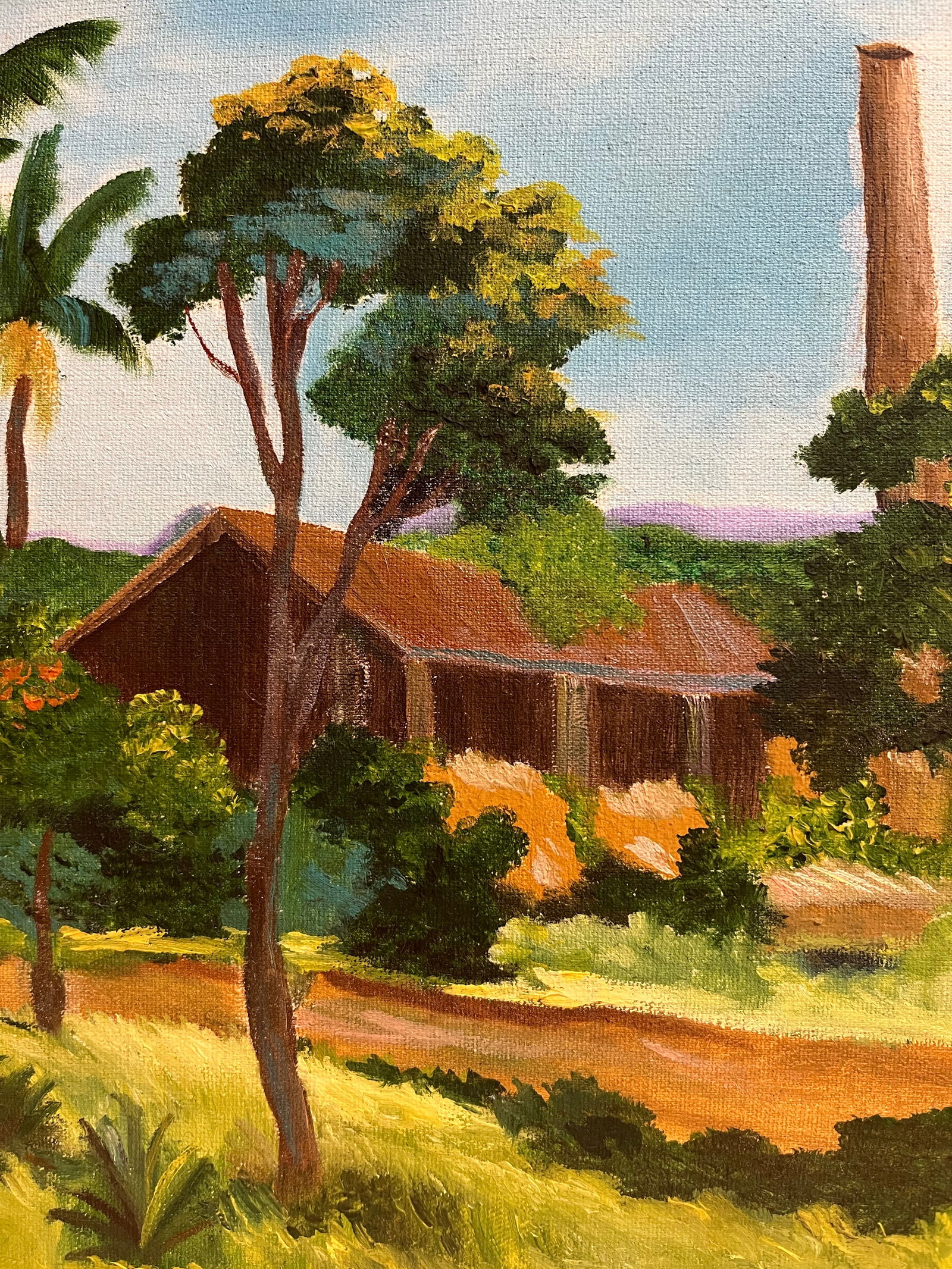 Oil on Canvas Painting of a Brazilian Ranch - 3