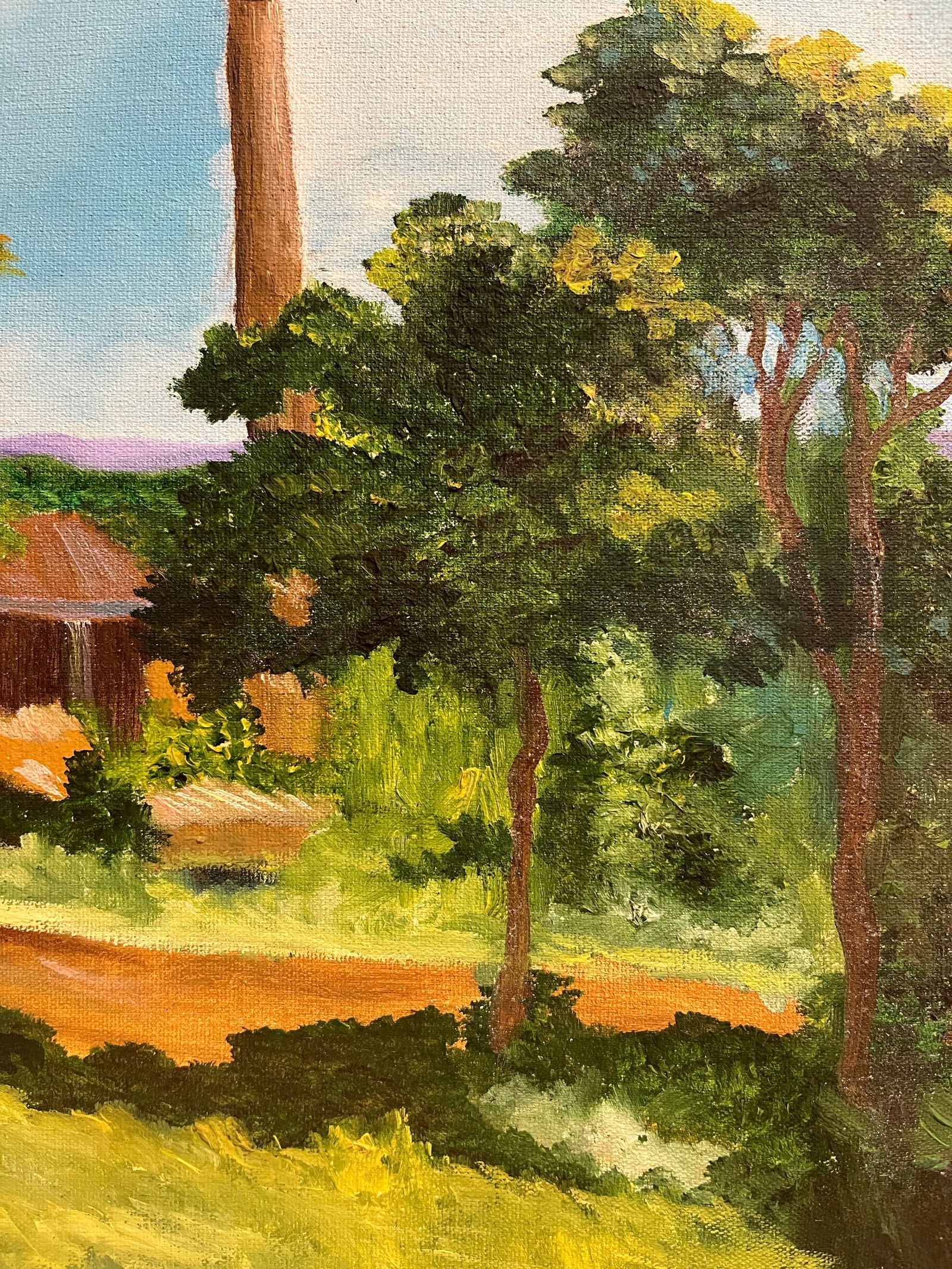 Oil on Canvas Painting of a Brazilian Ranch - 4