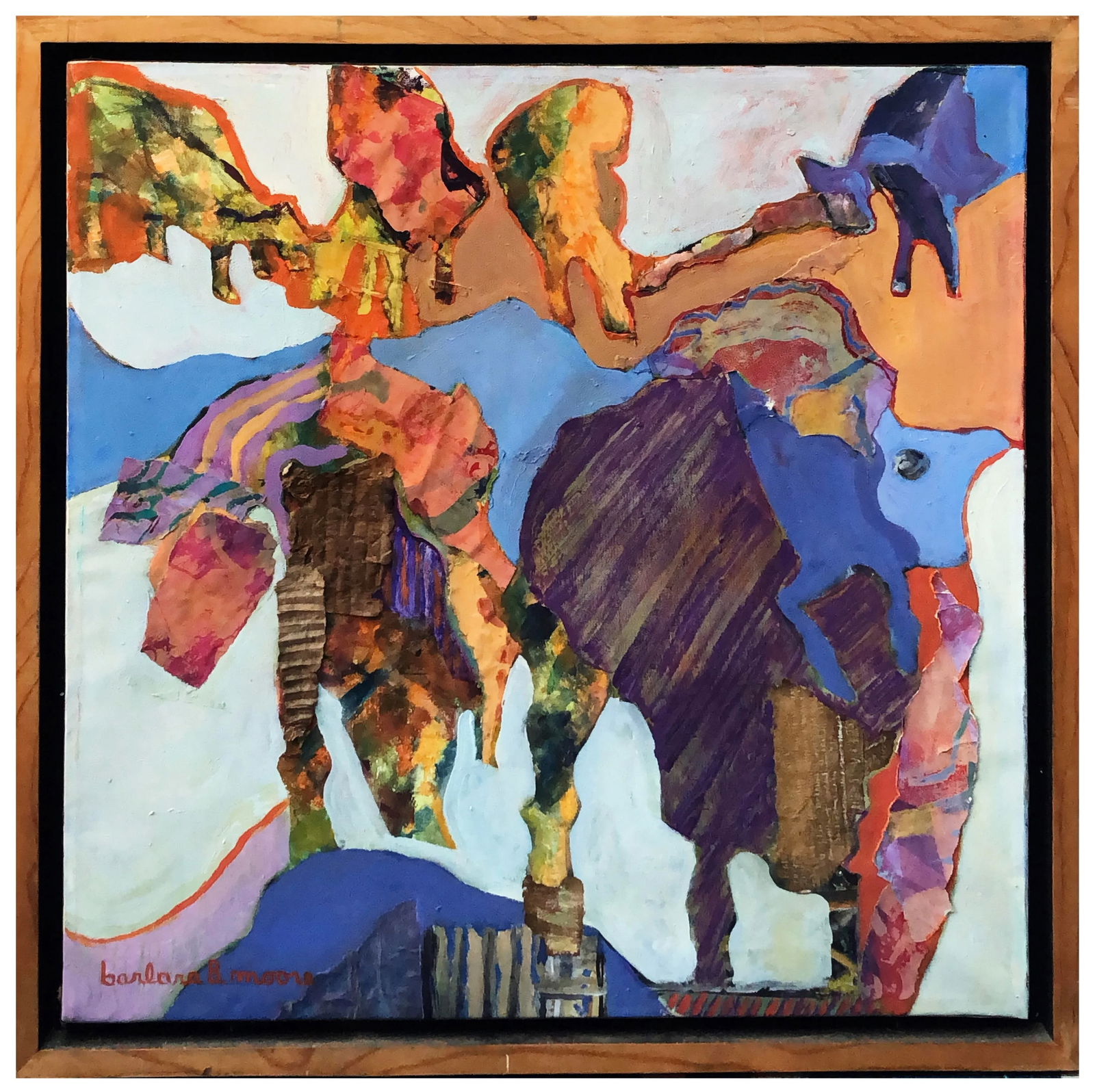 Barbara B. Moore Abstract Painting - 4