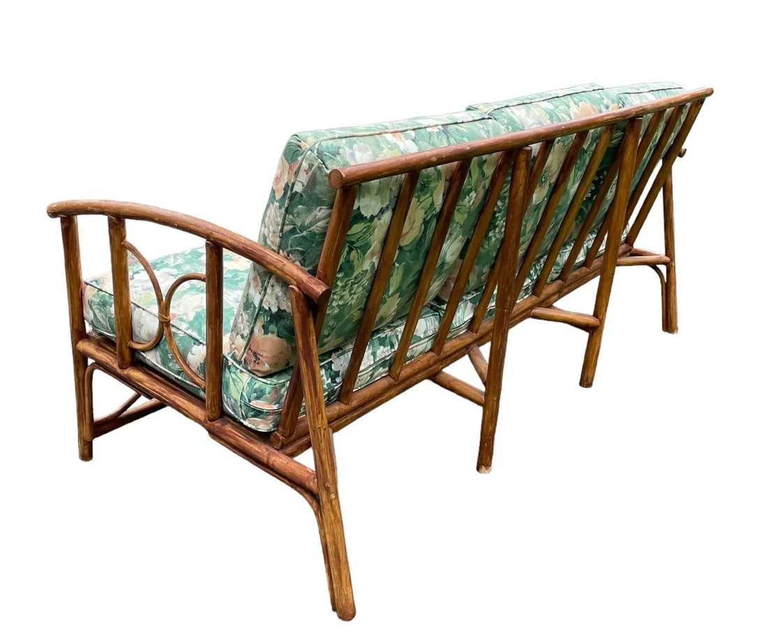 Vintage Sofa Ficks Reed Style Patio Furniture Sofa - 5