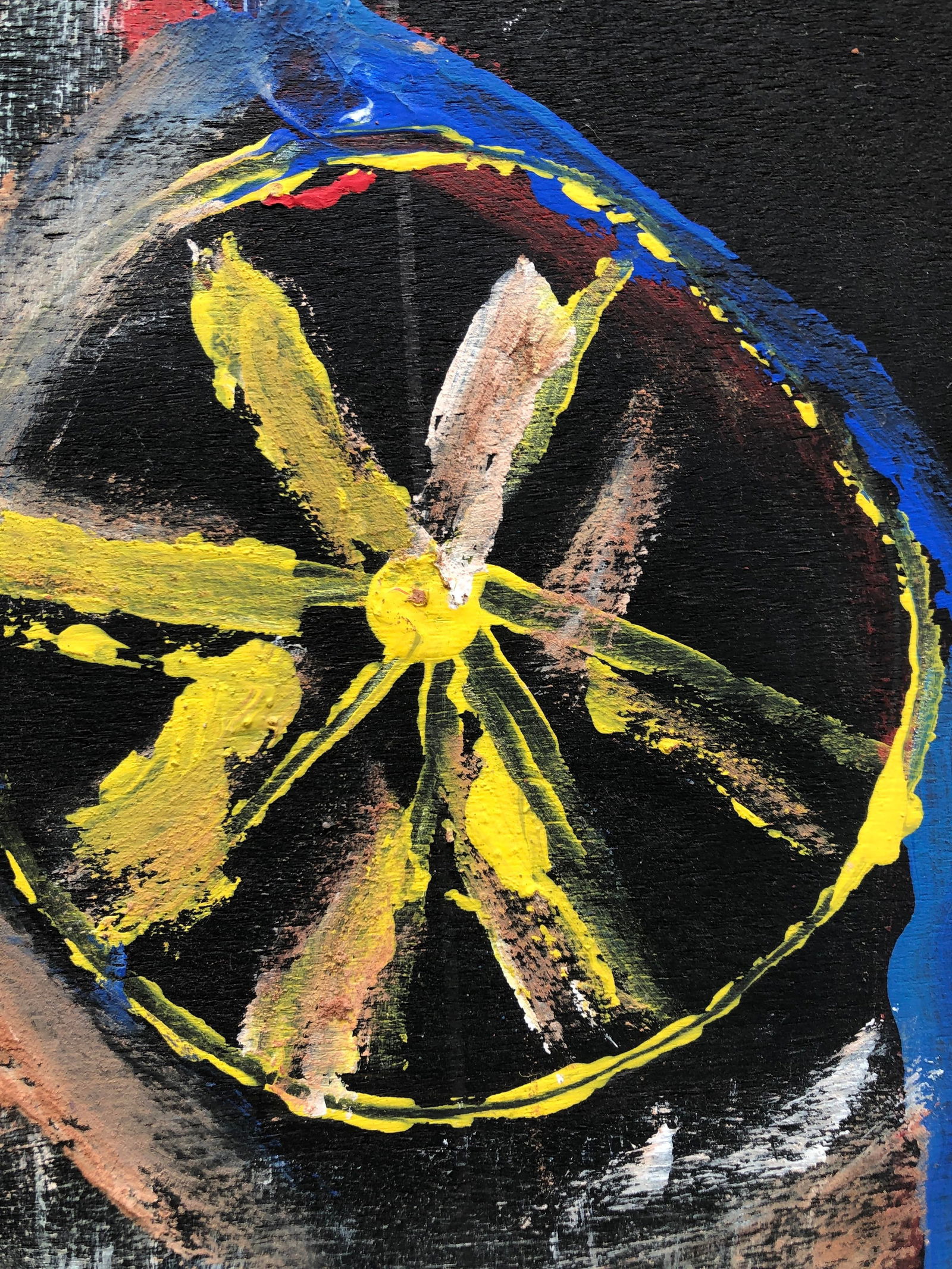 Mid 20th Century Jimmy Lee Sudduth Painting of a Gristmill Where He Worked - 5