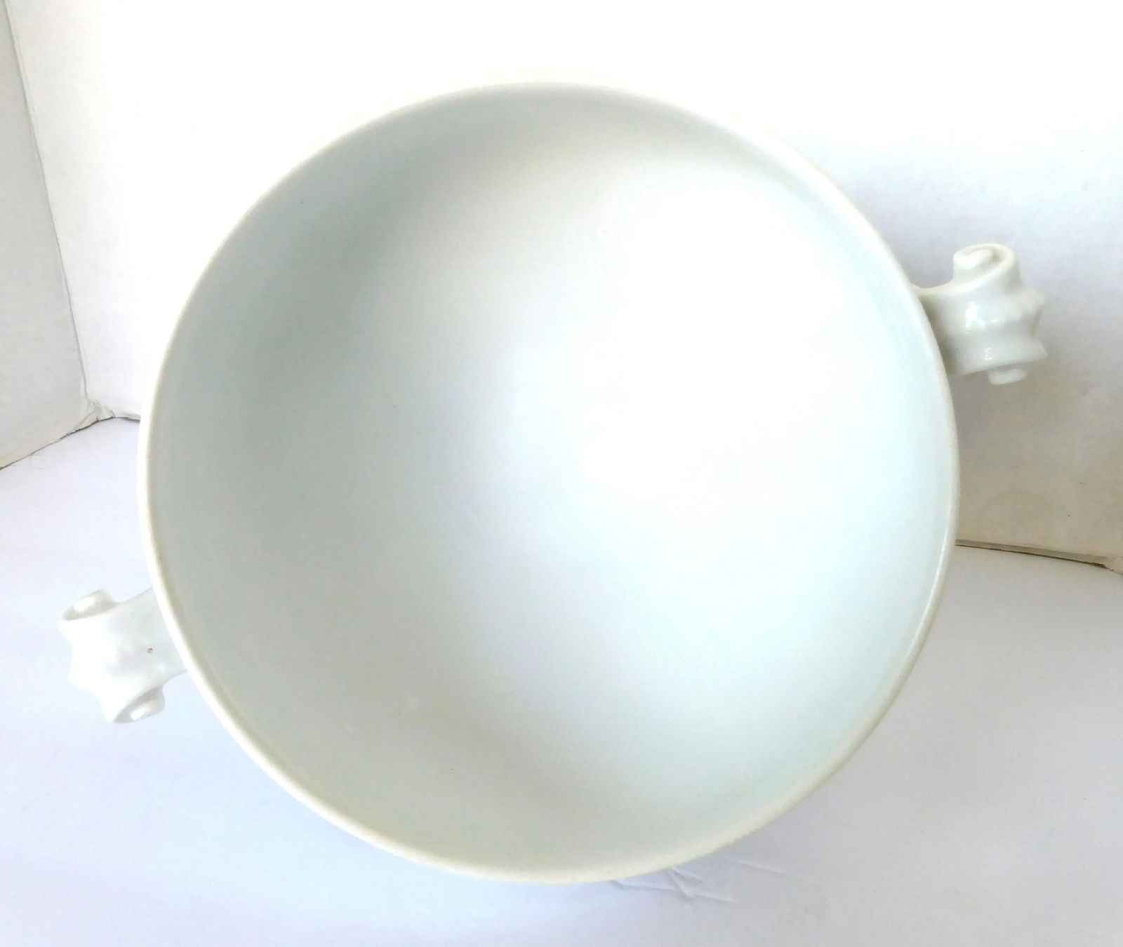 Richard Ginori Large Porcelain Ceramic Covered Vintage Serving Piece and Under Plate, Made in Italy - 9