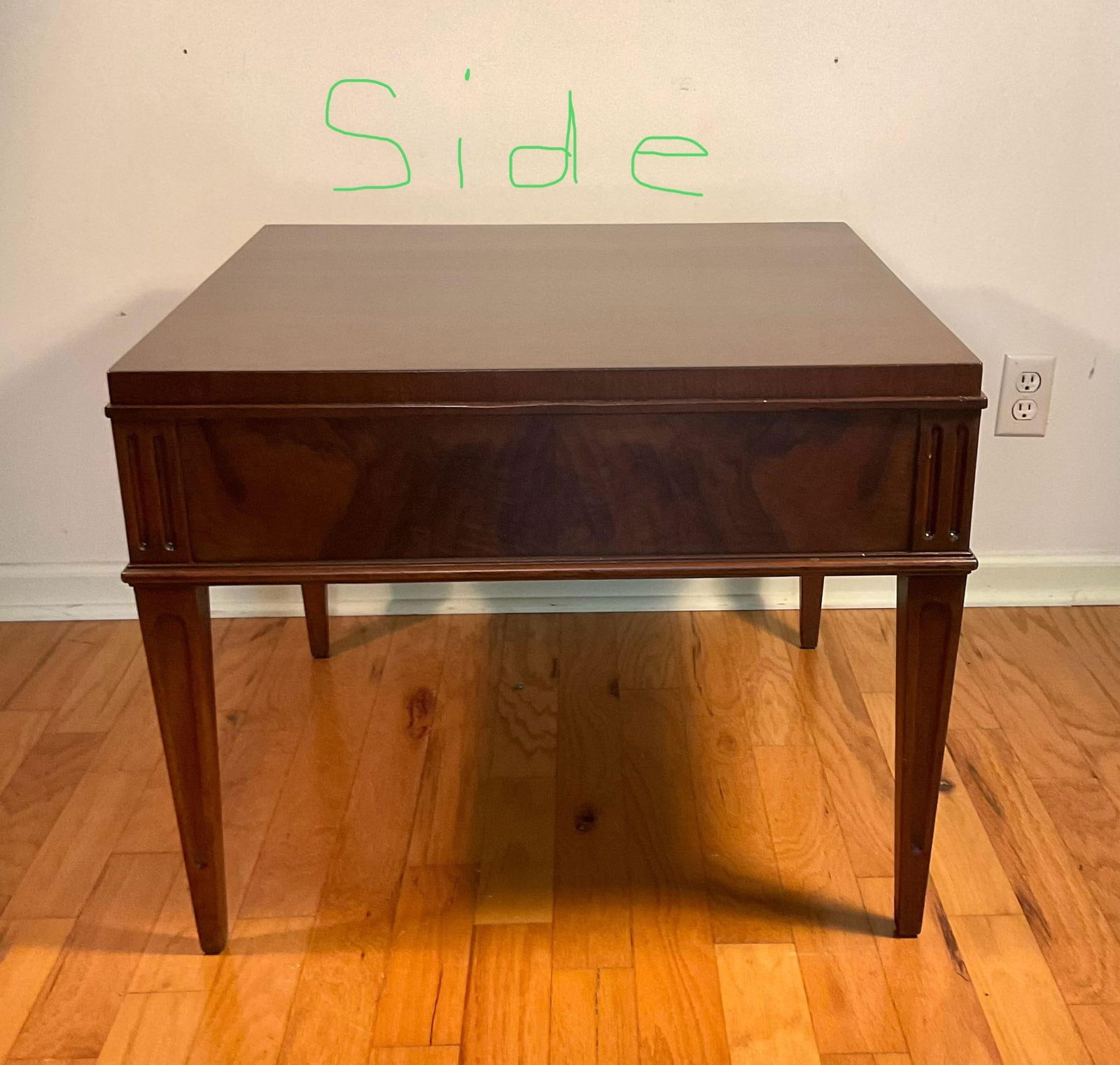 1960s Baker Furniture Mid-Century Modern Rosewood Side End Table With Drawer - 3