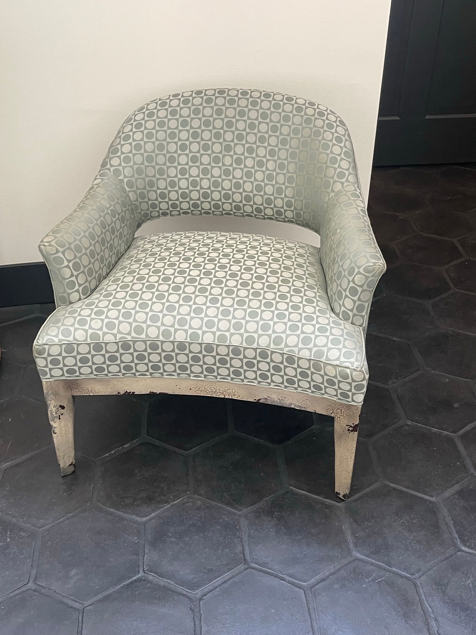 Pair of Late 20th Century Blue Silk Hickory Chair Company Vintage Occaisional Chairs - 3