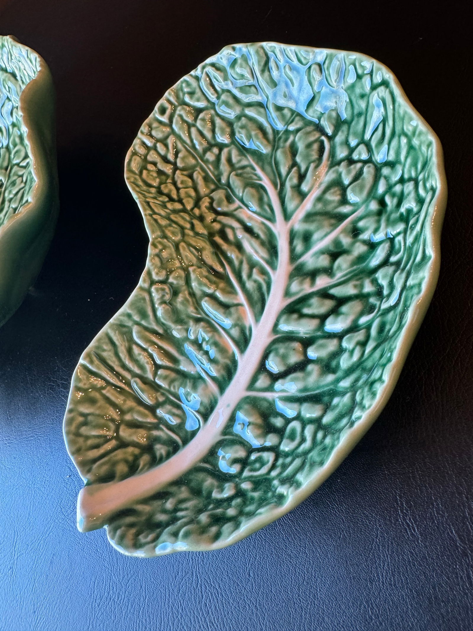 Bordallo Pinheiro Cabbage Plates- 2 Pieces - 3