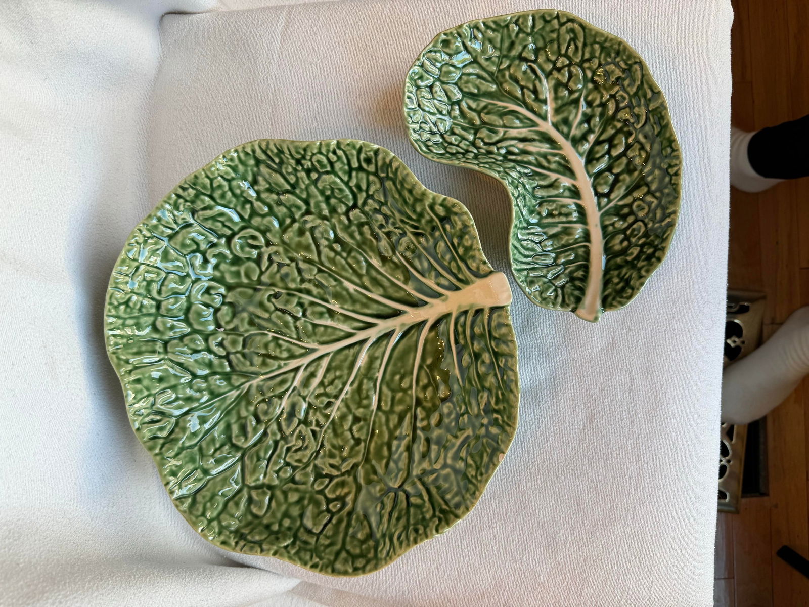 Bordallo Pinheiro Cabbage Plates- 2 Pieces - 5