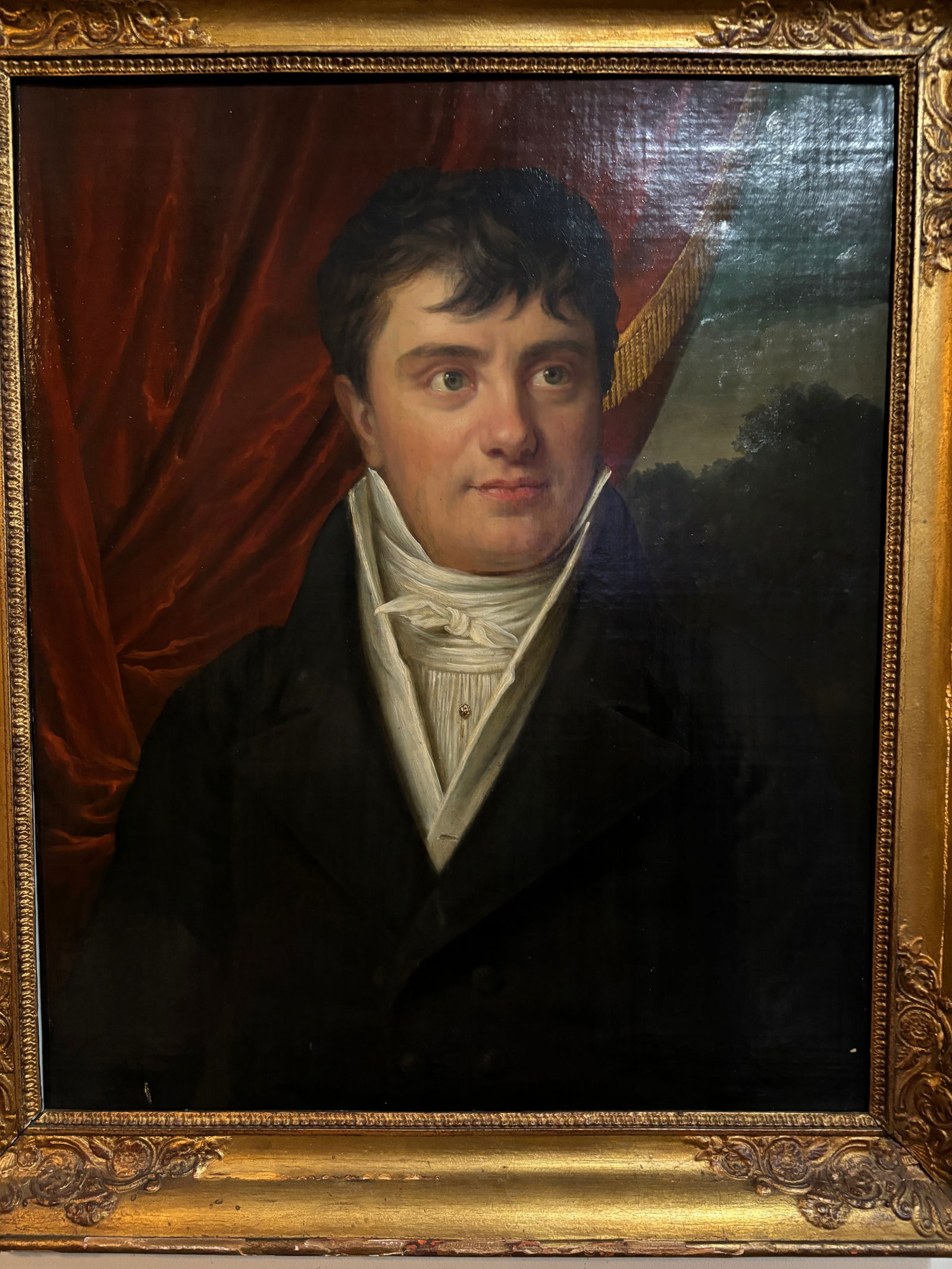 Circa 1810 Painting, Portrait of a Gentleman, Framed - 10
