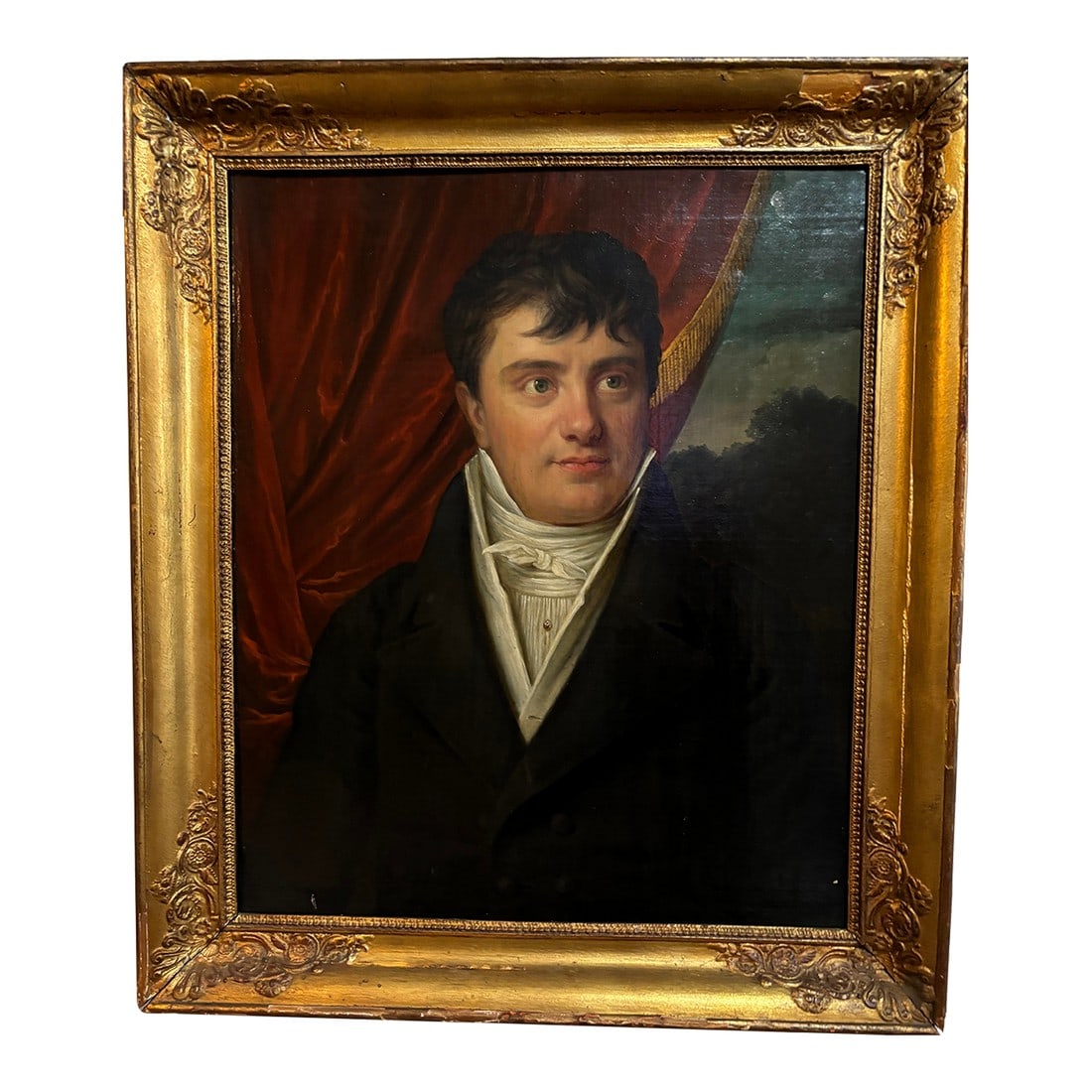 Circa 1810 Painting, Portrait of a Gentleman, Framed (1 of 11)