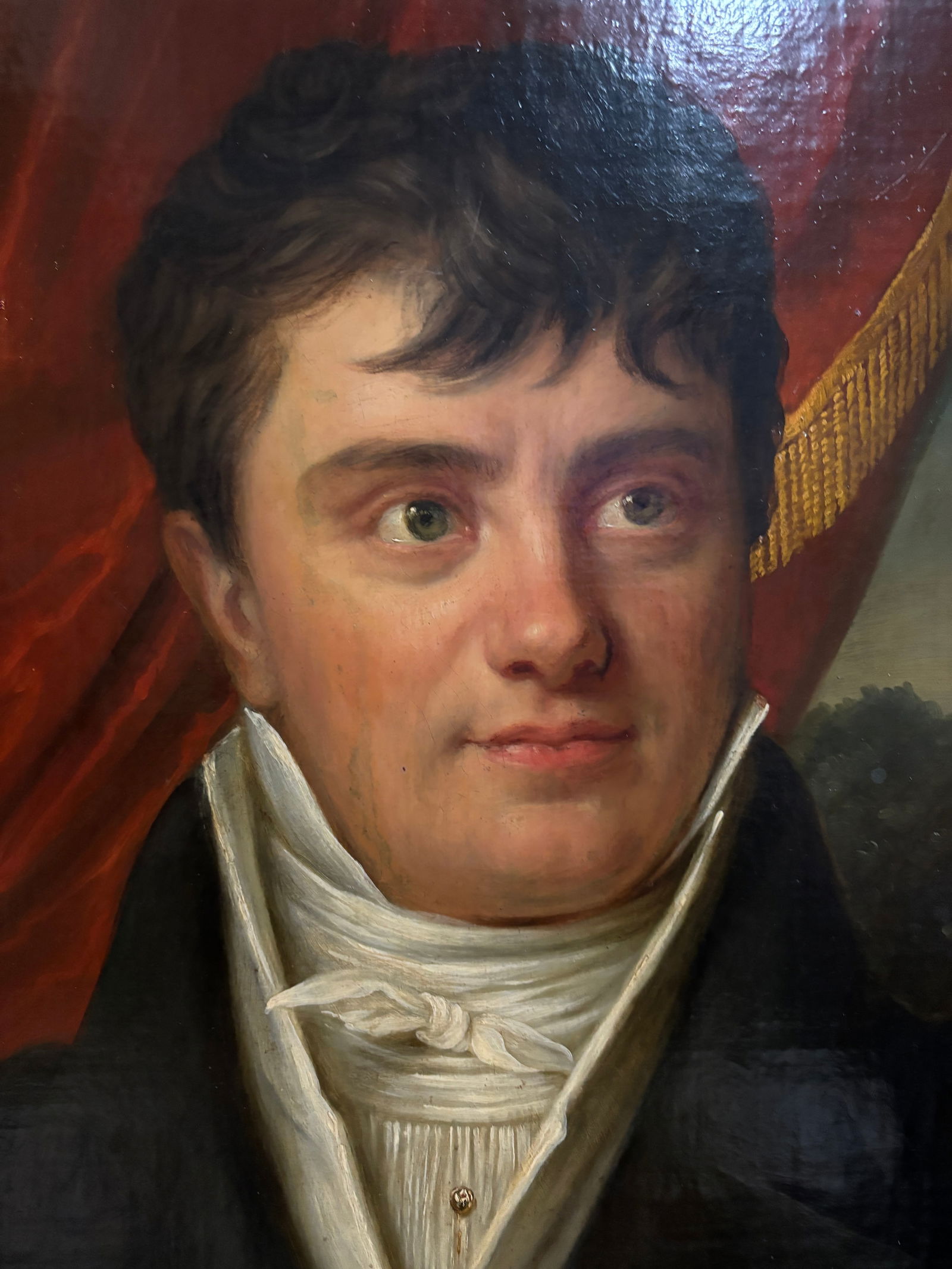 Circa 1810 Painting, Portrait of a Gentleman, Framed - 3