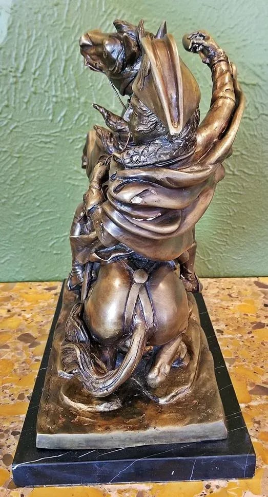 19c Bronze Sculpture of Napoleon Crossing the Alps - 2