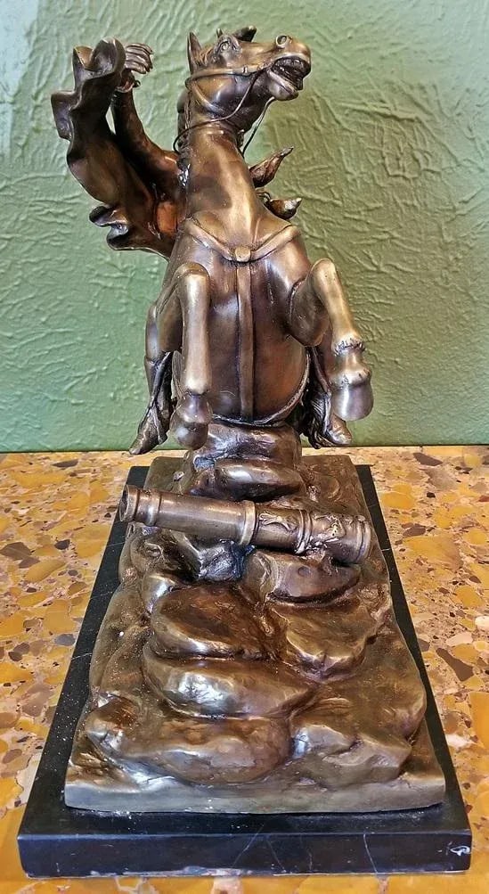 19c Bronze Sculpture of Napoleon Crossing the Alps - 3