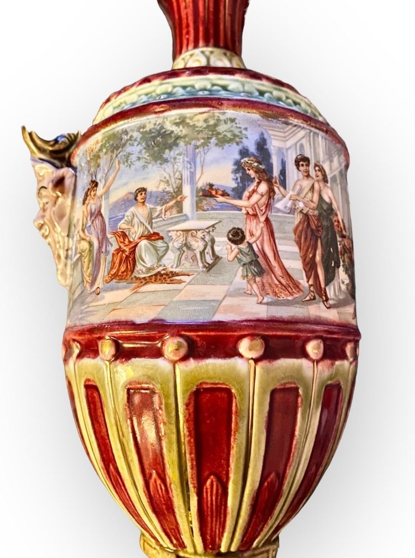 Antique 1920's Grand Tour Italian Venice Majolica - 10