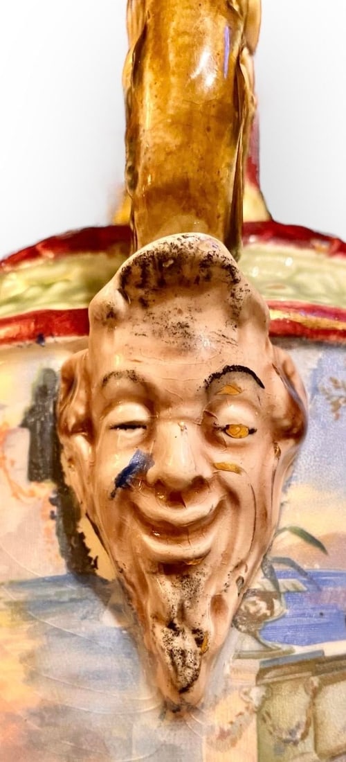 Antique 1920's Grand Tour Italian Venice Majolica - 3