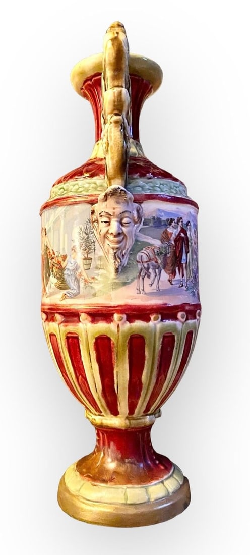 Antique 1920's Grand Tour Italian Venice Majolica - 8