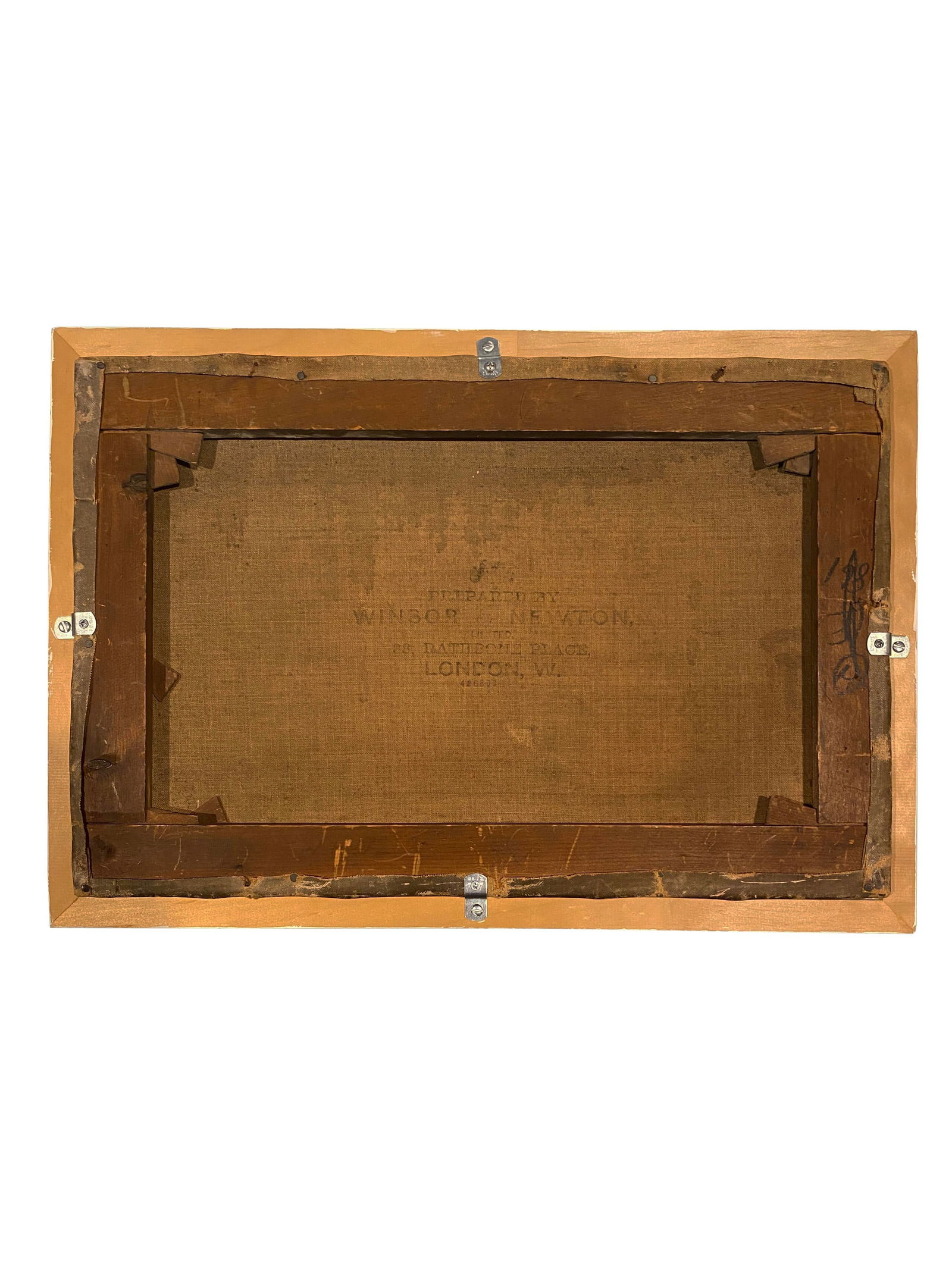 Mid 20th Century Sea Oil Painting With Linen Frame - 8