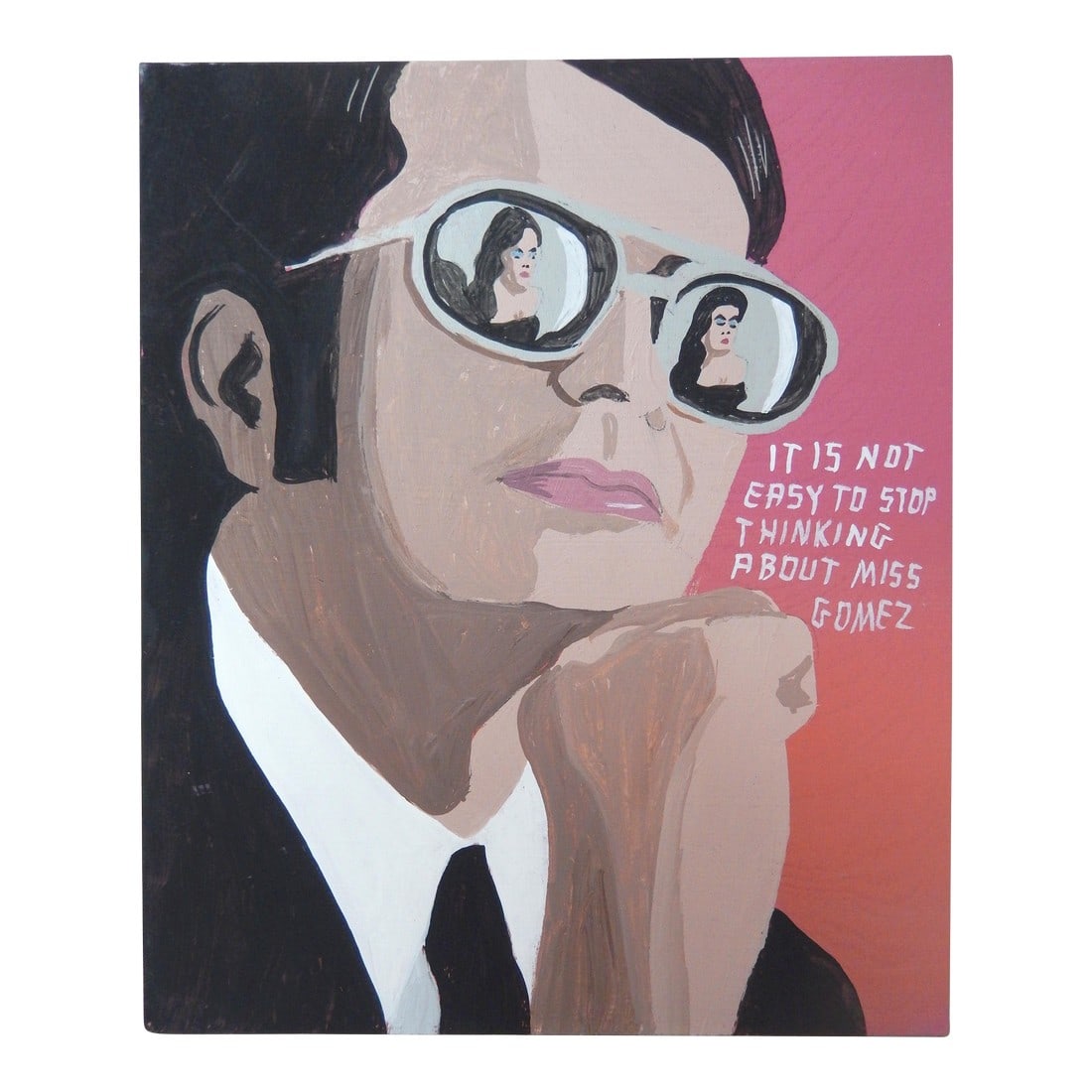 Javier Mayoral Folk Art Original Acrylic Painting: Original folk art painting by Miami artist Javier Mayoral. His paintings are one of a kind, playful and often humorous. Super collectible and addictive ! Condition: Original Condition Unaltered;