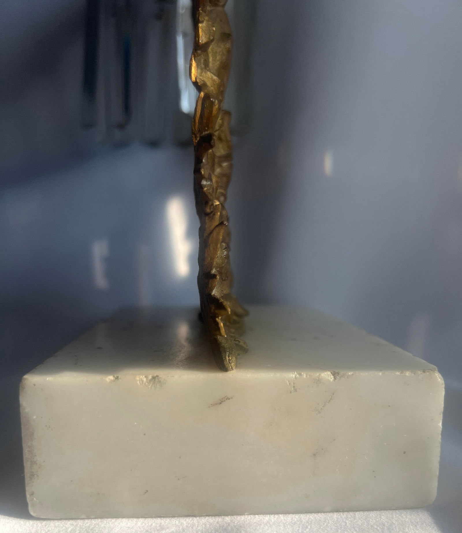 19th Century Girandole Crystal, Brass and Marble Candelabra - 6