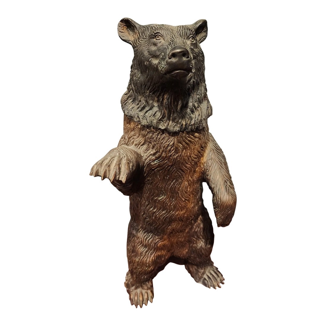 Vintage Grizzly Bear Cast Metal Ice Bucket Wine Champagne Cooler (1 of 10)