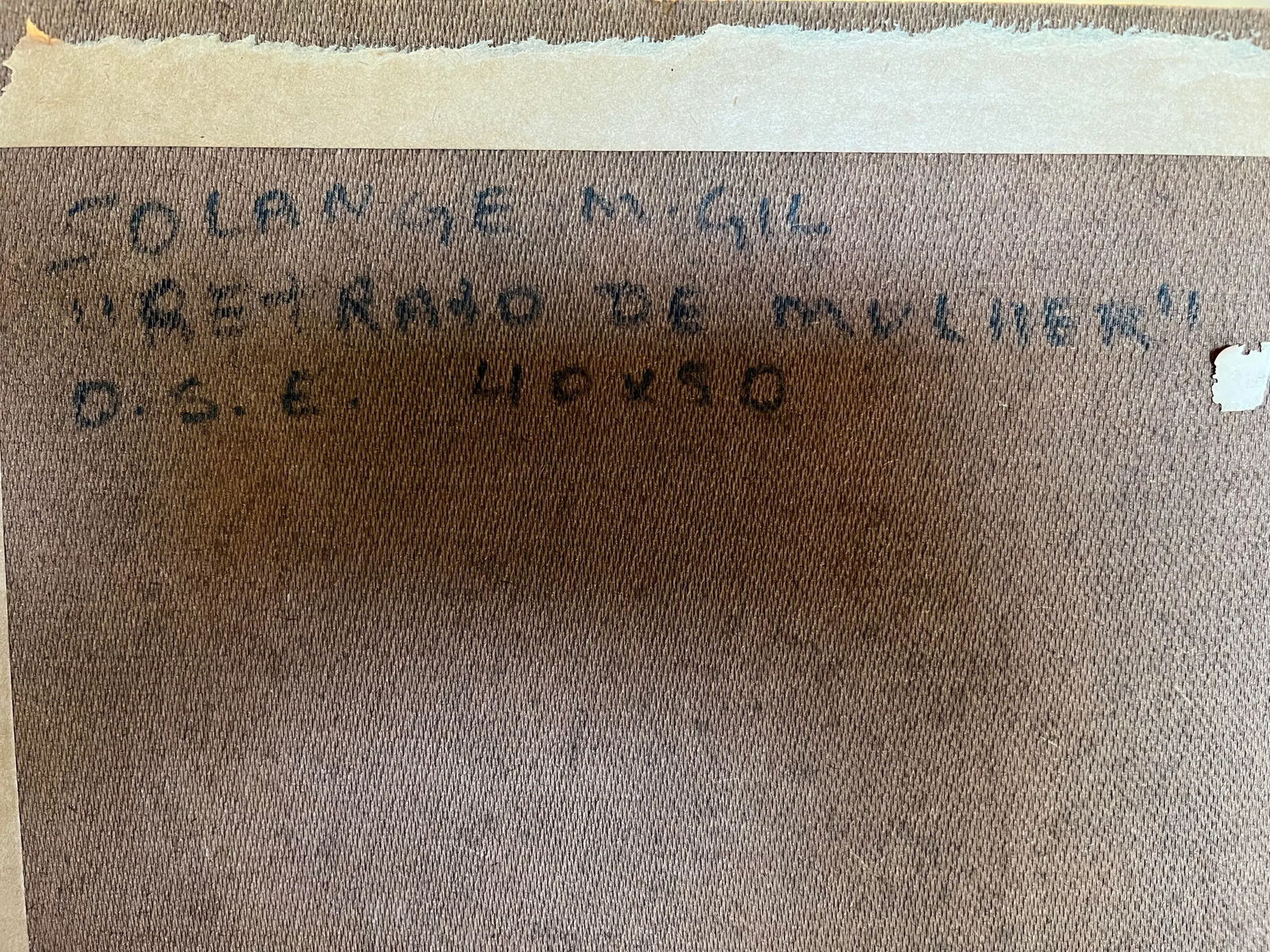 1970s Oil on Board Portrait Painting of Nude Woman - 9