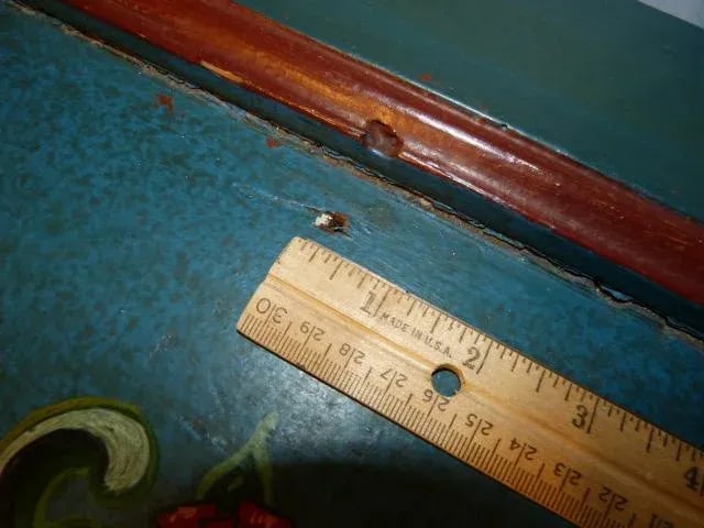 Late 19th Century Antique German Trunk - 11