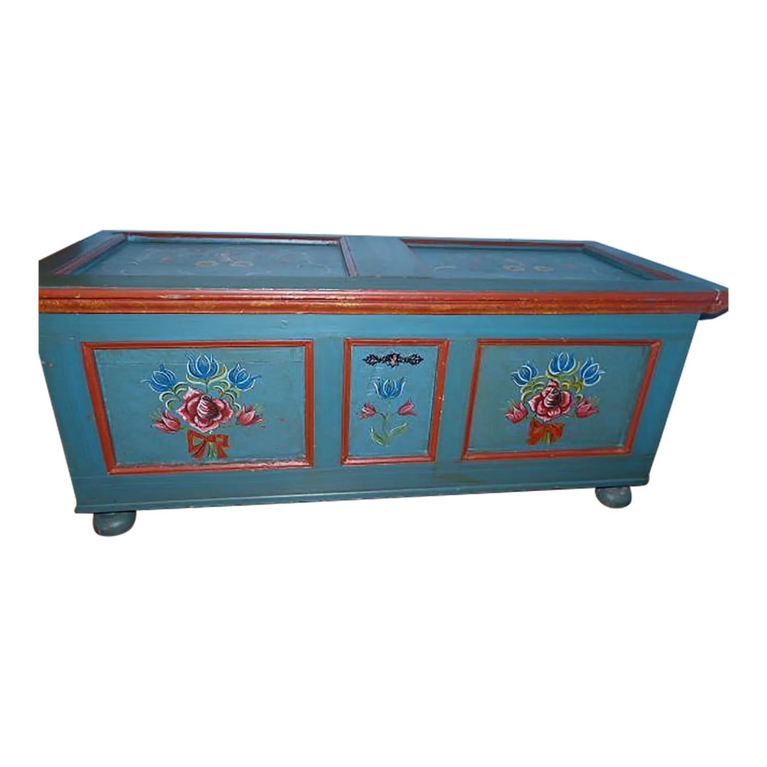 Late 19th Century Antique German Trunk (1 of 12)