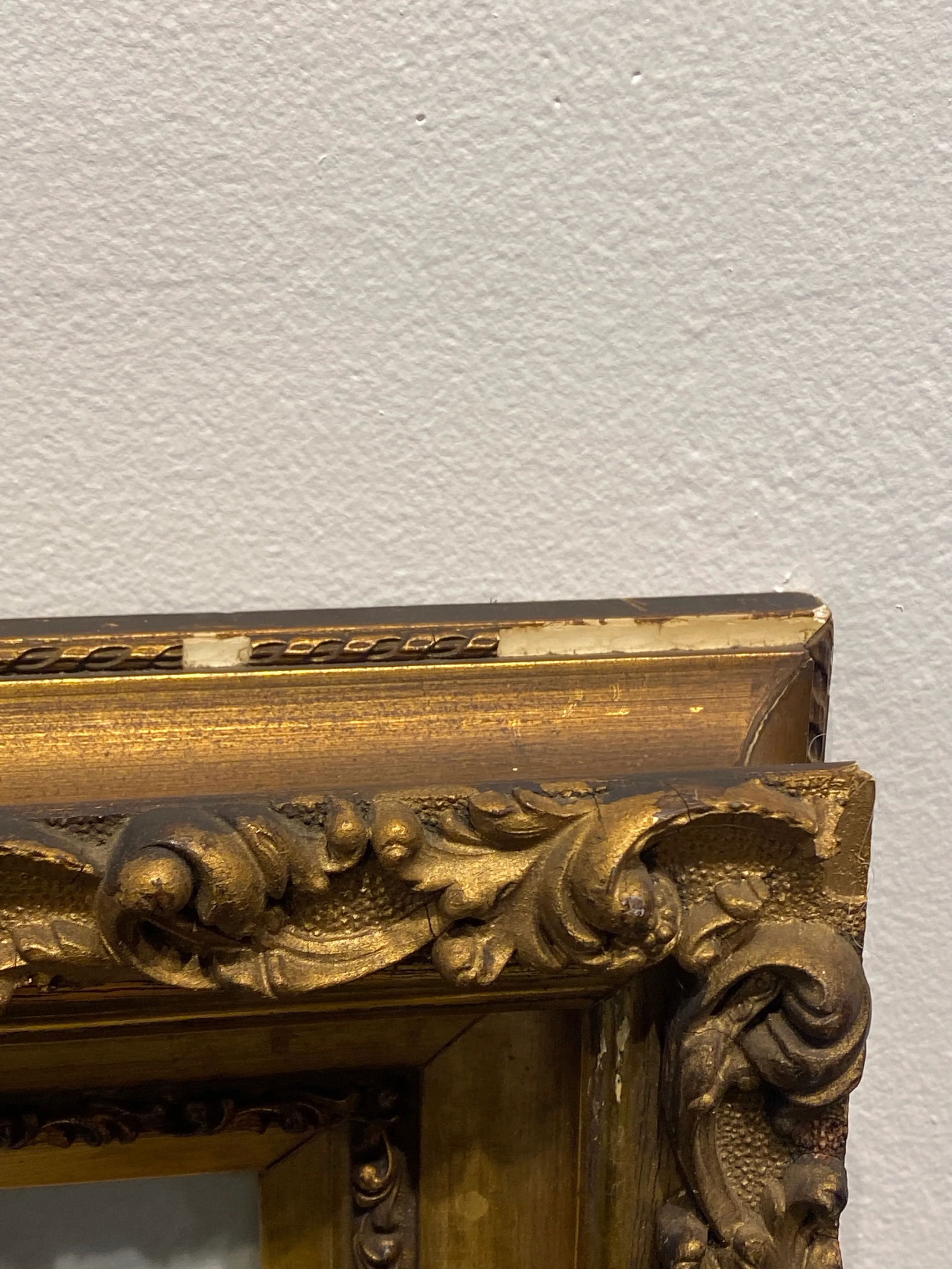 Antique Archibald W Hogg 19th Century Landscape Seascape Painting in Ornate Gold Frame - 3