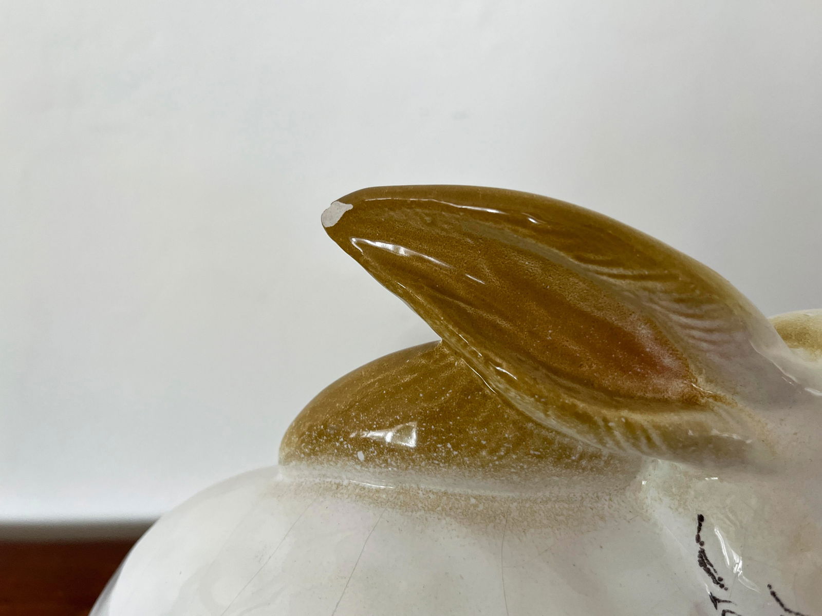 Large 1960s Vintage Nesting Rabbit Tureen With Ladle, Italian Majolica - 10