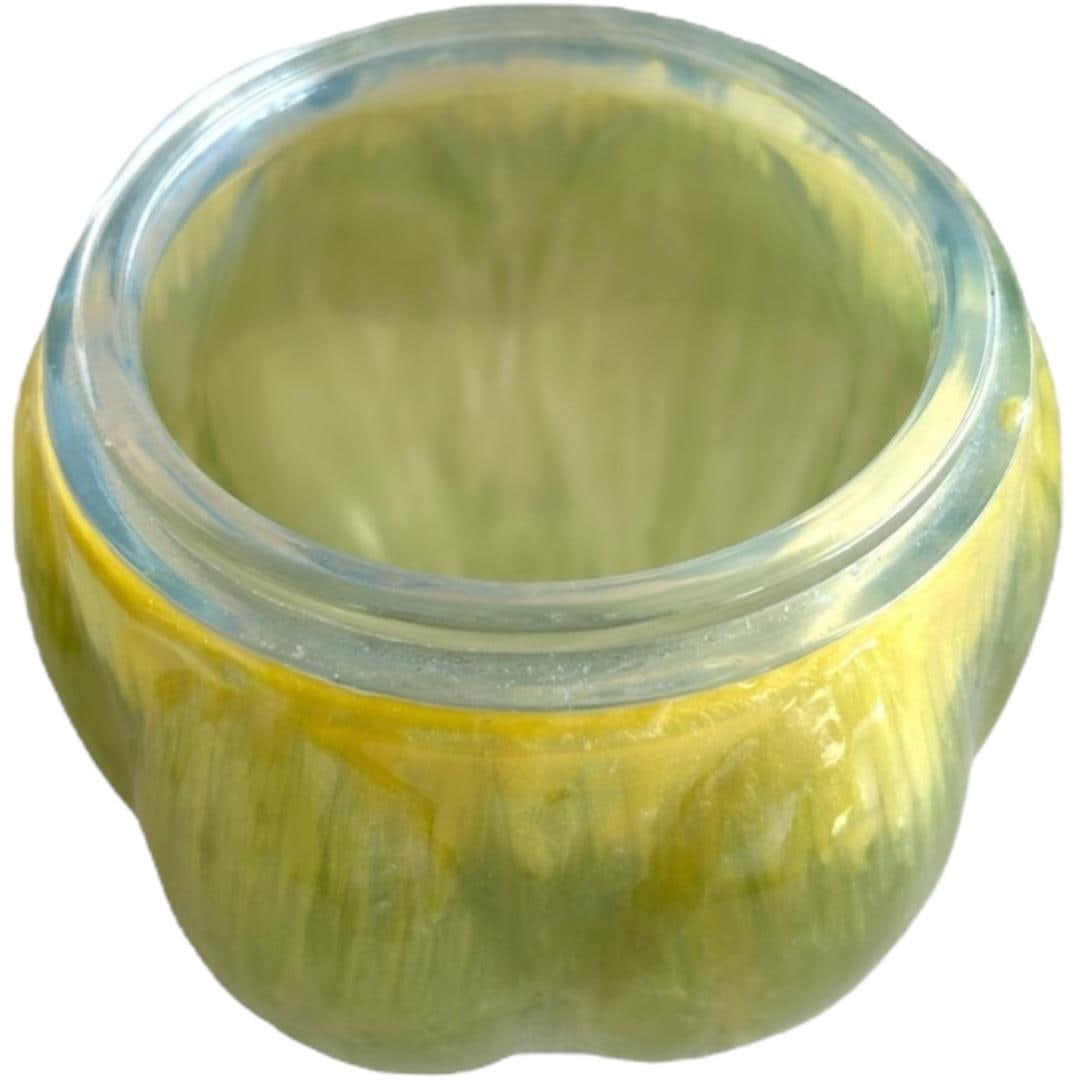 Vintage 1980's Jay Strongwater Large Opaline Jar - 5