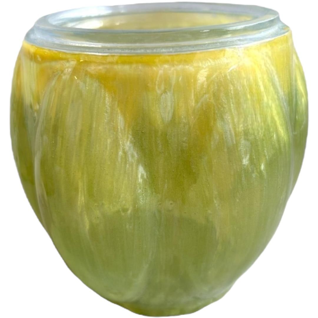 Vintage 1980's Jay Strongwater Large Opaline Jar - 6