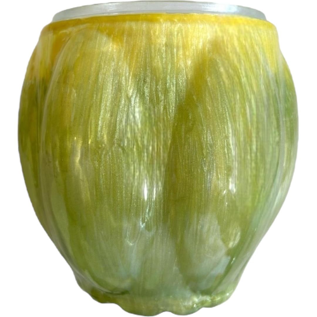 Vintage 1980's Jay Strongwater Large Opaline Jar - 8