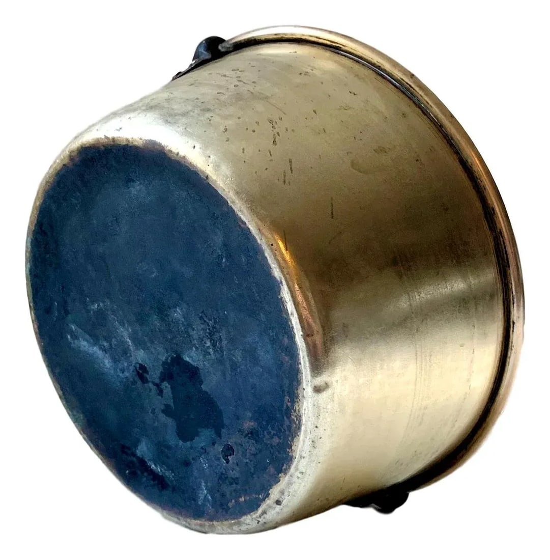 Antique Brass Jelly Kettle - 7