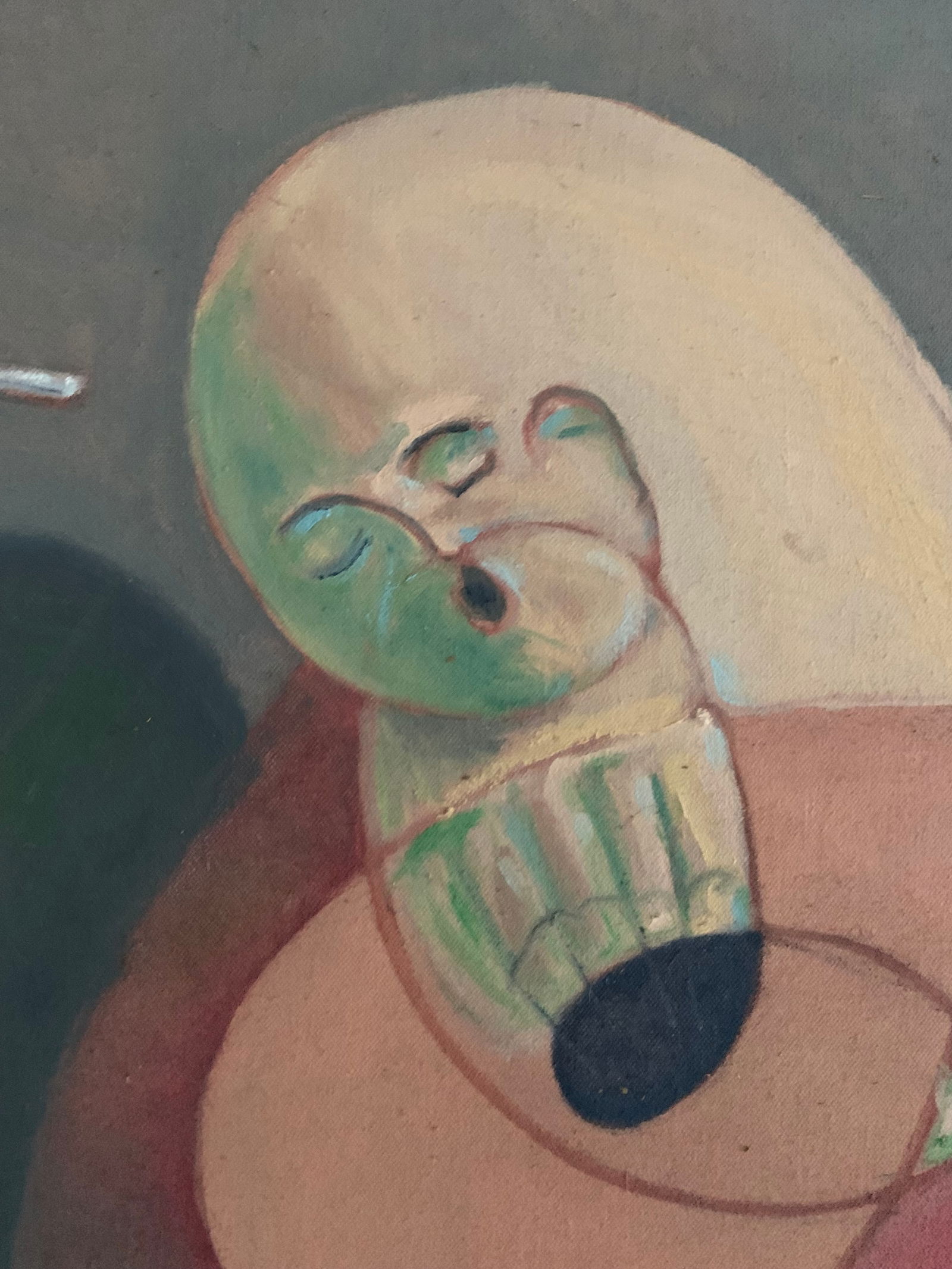 Vintage Painting - Three Street Musicians - 5