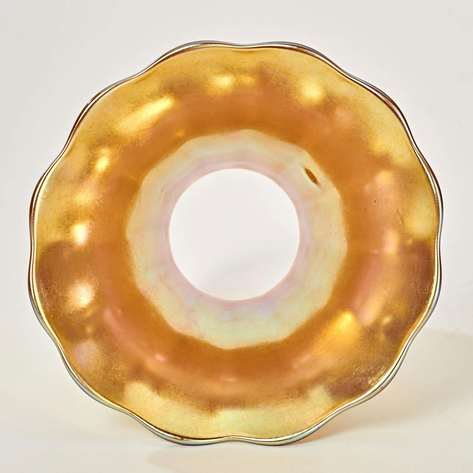 Mid 20th Century Tiffany Style Tulip Glass Lamp Shade - 5