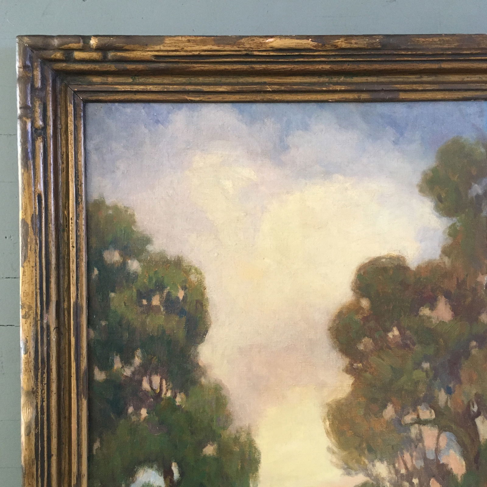 1920s Returning Home Landscape With Dutch Couple and Windmill - 3