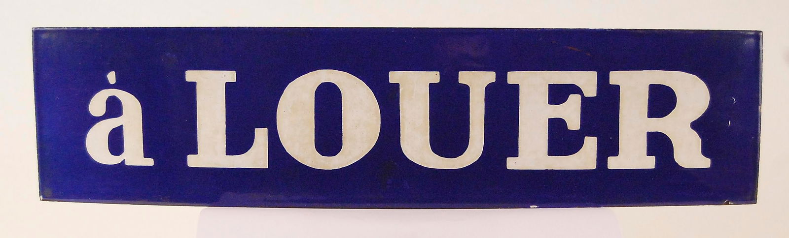 1920s Vintage French 'For Rent' Metal Signage - a Pair - 2