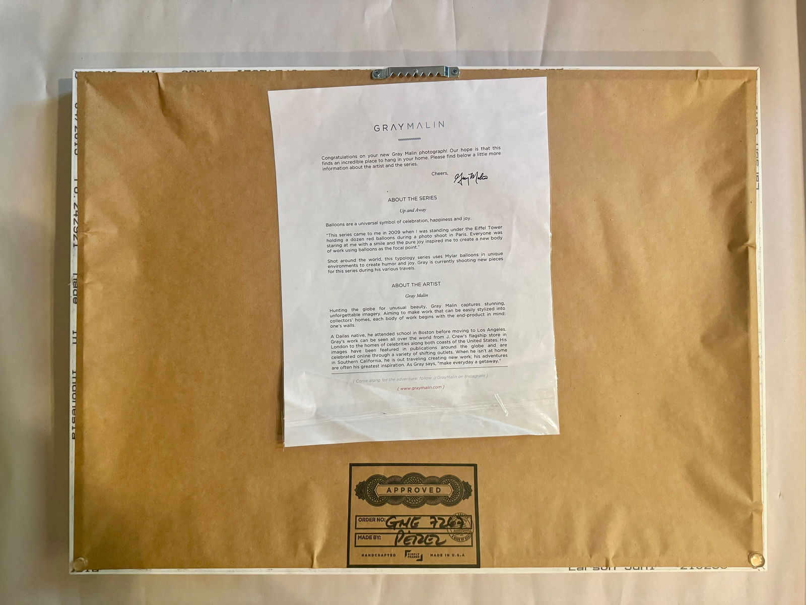 Flamingo Balloons Contemporary Still Life Photograph Print by Gray Malin, Framed - 6