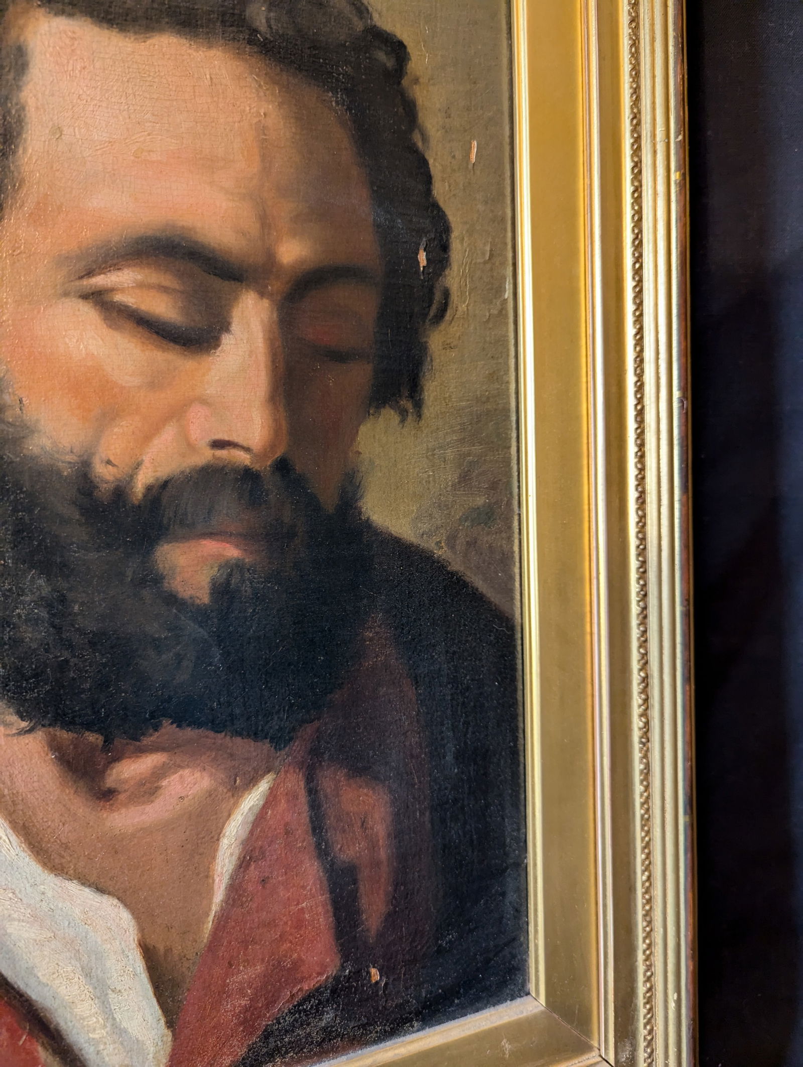 Mid 19th Century Self Portrait Attributed to Gustave Courbet, Framed - 5