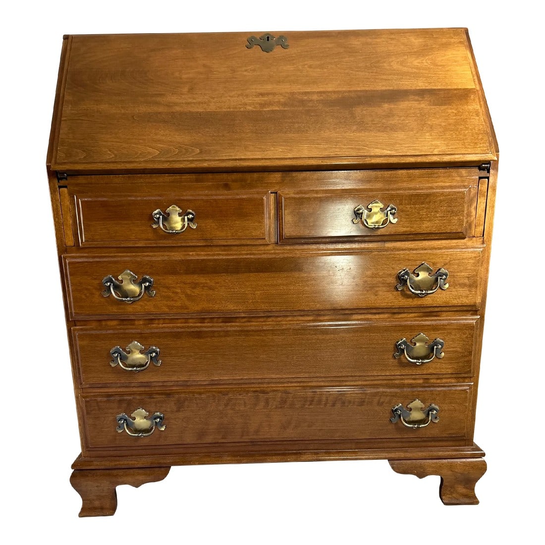 Vintage Ethan Allen Maple Hardwood Secretary (1 of 12)